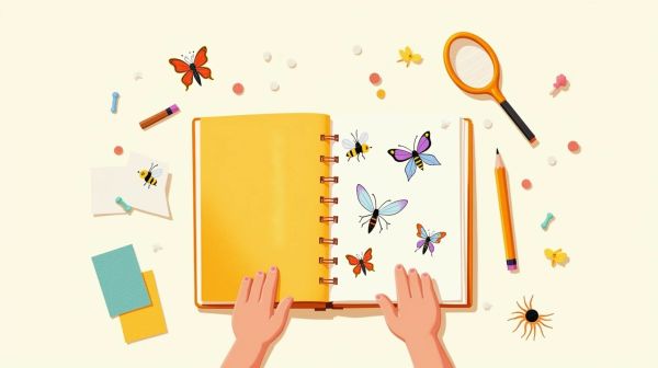 Cahier d'activités insectes : apprendre en s'amusant